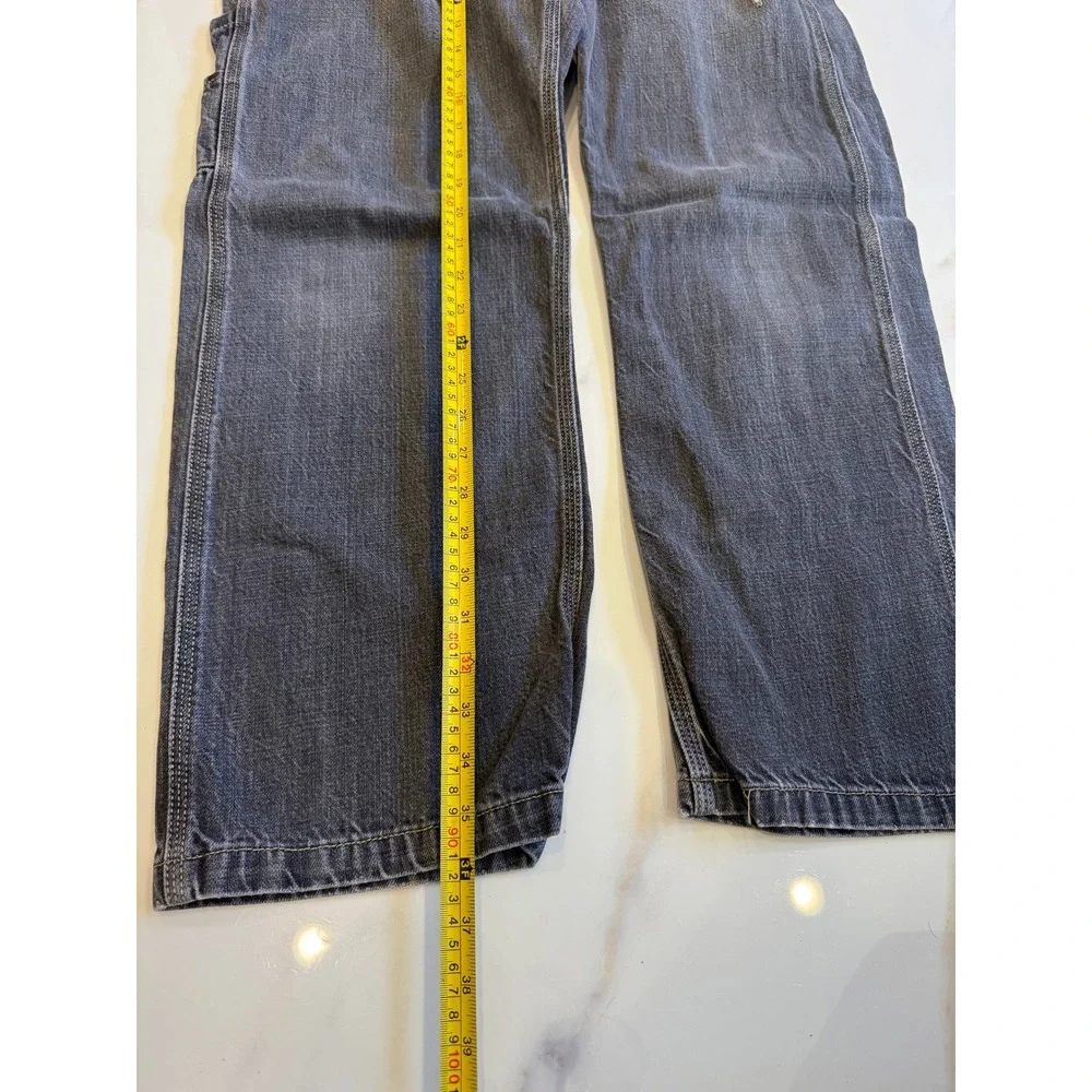 Vintage Levis Carpenter Jeans Mens 33x28 Faded Black Denim Relaxed Fit Pants
